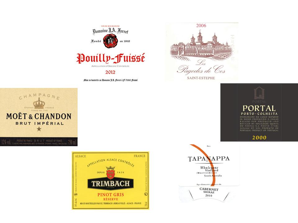 photo menu emirates vins
